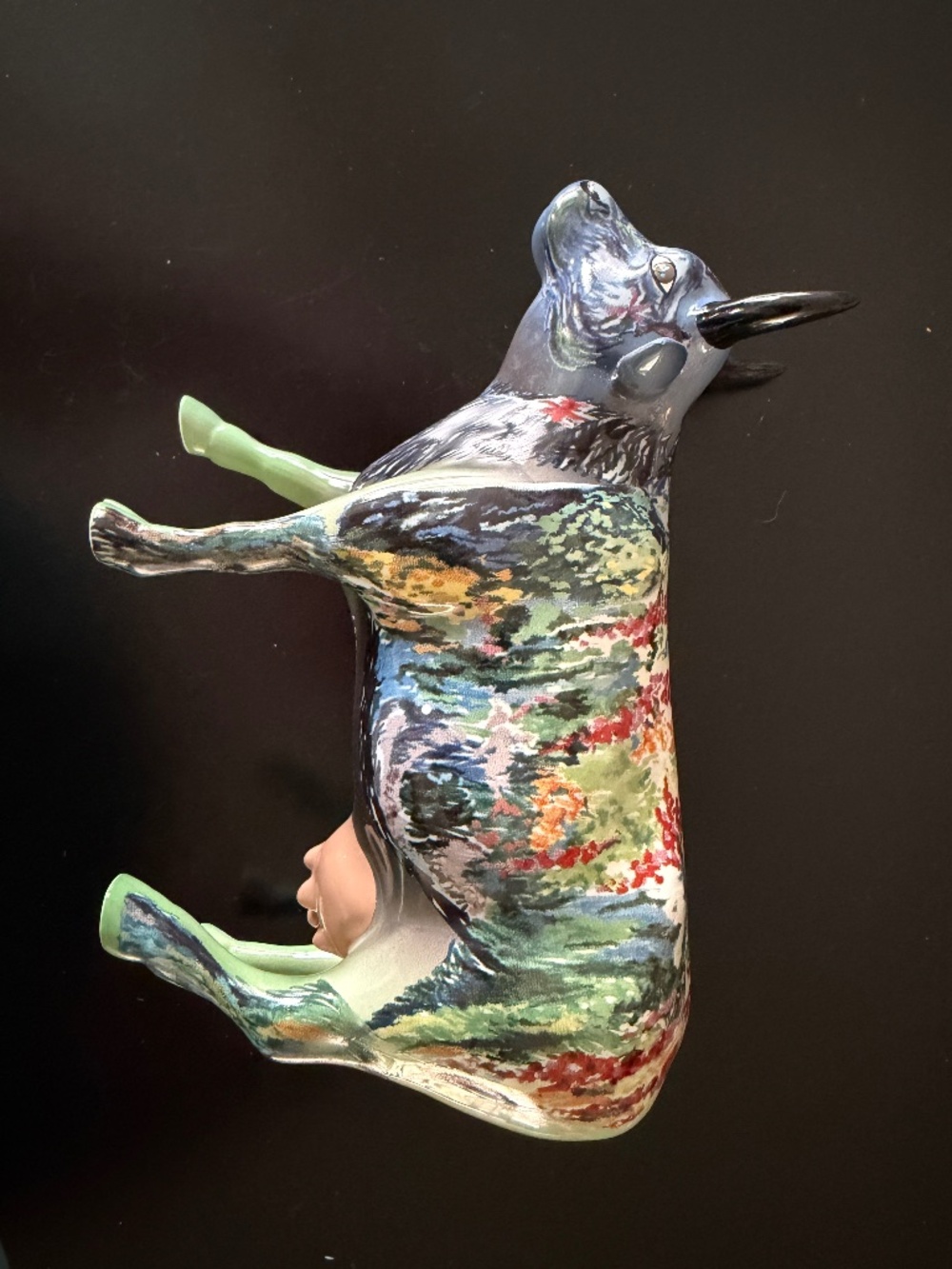 Westland Giftware Cow Parade Item 9168 "Moonet" Colorful Intresting Figurine